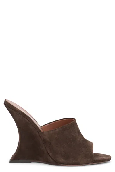 Paris Texas Shoes Nina Mule 105 In Brown