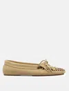 Paris Texas Woman Loafers Beige Size 6 Leather In Neutral