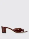 Paris Texas Mules In Rouge Noir Patent Leather In Burgunderrot