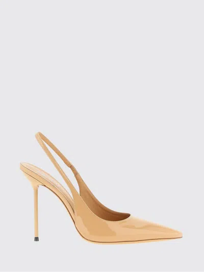 Paris Texas Lidia Slingback Pumps Pointed Toe Stiletto In Brown