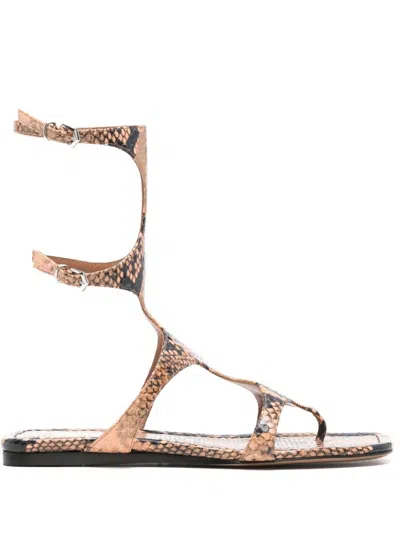 Paris Texas Uma Leather Sandals In イエロー