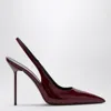 Paris Texas Slingback Lidia Rouge Noir In Patent In Red