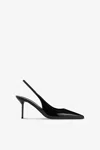 Paris Texas Lidia Slingback Heel 70 In Black
