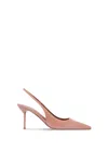 Paris Texas Slingbacks In Dark Phard Patent Leather