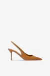Paris Texas Slingbacks In Tan Leather