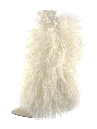 Pre-owned Paris Texas Slouch Boots In Neutrals