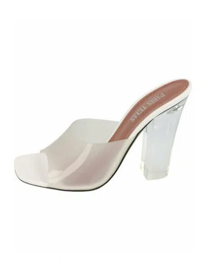 Pre-owned Paris Texas Solid Sandals W/ Tags In White