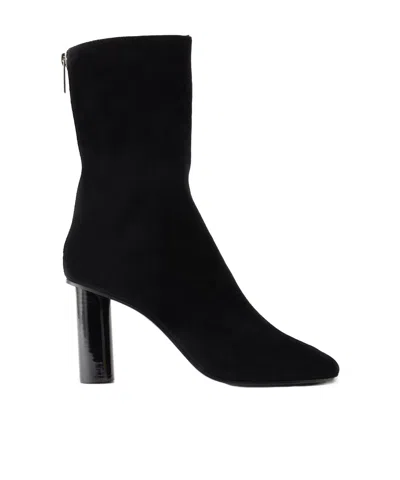 Paris Texas Alice Suede Ankle Boots In Black