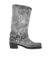 Paris Texas Roxy 40mm Leather Boots In Gray