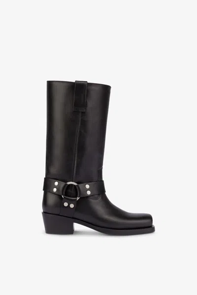 Paris Texas Roxy 45 Boots - Leather - Black
