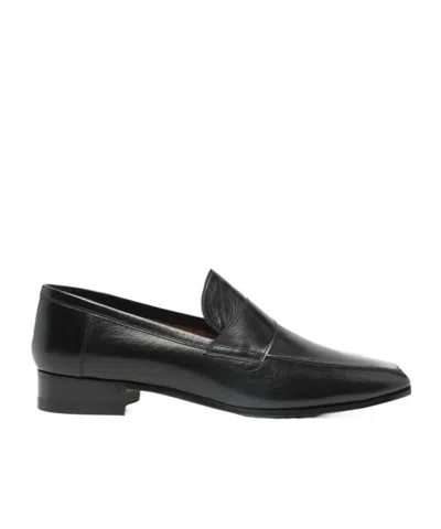 Paris Texas Square-toed Loafers In Black