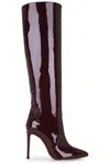 Paris Texas Stiletto Boot 105 In Burgundy