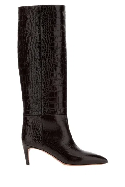 Paris Texas Stiletto Boot 60 In Black