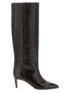 Paris Texas Stiletto Boot In Black