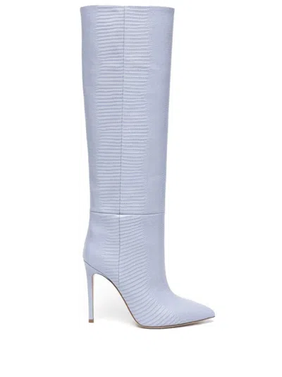Paris Texas Stiletto Boot In Blue