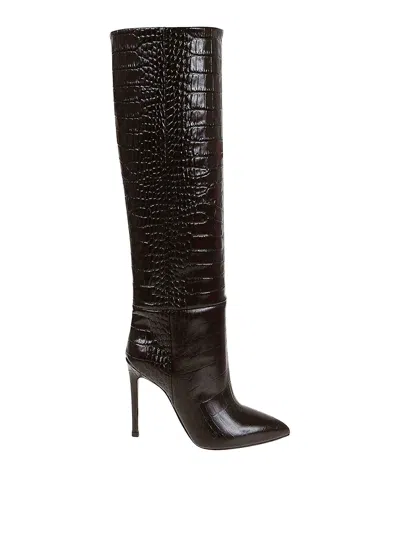 Paris Texas Stiletto Boot In Brown