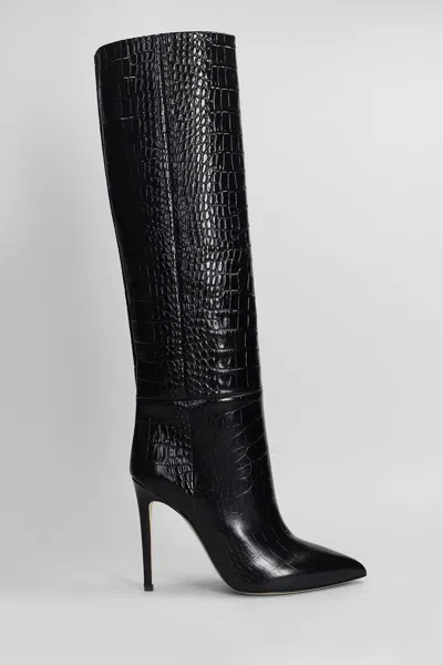 Paris Texas Stiletto Boot High Heels Boots In Black