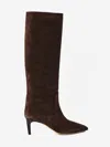 Paris Texas Stiletto Boots In Brown
