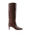 Paris Texas Stiletto Boots In Brown