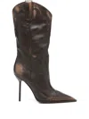 Paris Texas Stiletto Heel Boots In Multi