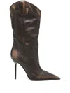 Paris Texas Stiletto Heel Boots In Multi