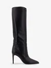 Paris Texas Arrow Toe Stiletto Boots In Black Leather