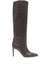 Paris Texas Leather Knee Length Stiletto Heel Boots