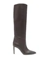 Paris Texas Stiletto Leather Boots In Brown