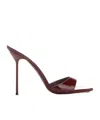 Paris Texas Slip-on High-heeled Sandals In Red