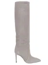 Paris Texas Stiletto Suede Boot In Gray
