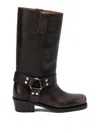 Paris Texas Roxy Leather Boots In Black