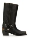 Paris Texas Roxy 45 Mid-calf Leather Boots In Brown