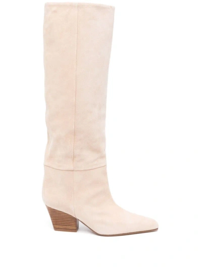 Paris Texas Jane 60mm Boots In Beige