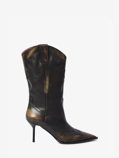 Paris Texas Lidia Western Boots In Multi