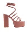 Paris Texas Strap-detail Platform-sole Sandals In Pink