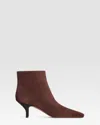 Paris Texas Rose Suede Ankle Boots In Brown