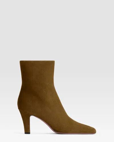 Paris Texas Suede Ankle Boot In Multi