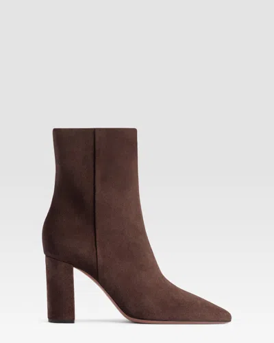 Paris Texas Suede Ankle Boot In Multi