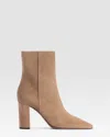 Paris Texas Suede Ankle Boot In Multi