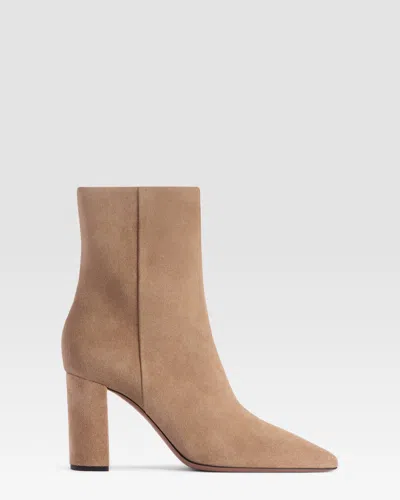 Paris Texas Suede Ankle Boot In Multi