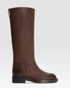 Paris Texas Suede Boot In Ebano