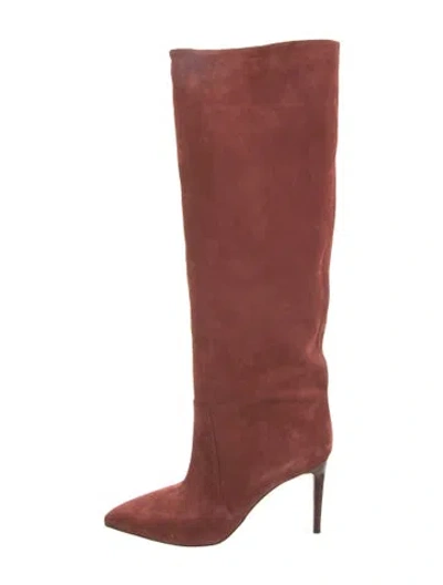 Pre-owned Paris Texas Suede Boots In Brown