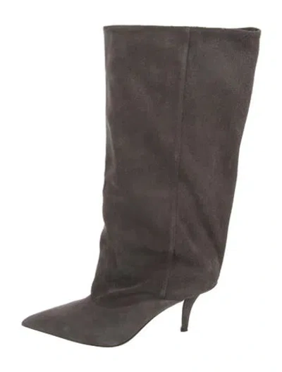 Pre-owned Paris Texas Suede Boots In Multi