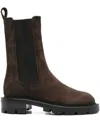 Paris Texas Suede Chelsea Boots In Brown