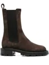 Paris Texas Suede Chelsea Boots In Brown
