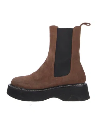 Pre-owned Paris Texas Suede Chelsea Boots In Multi