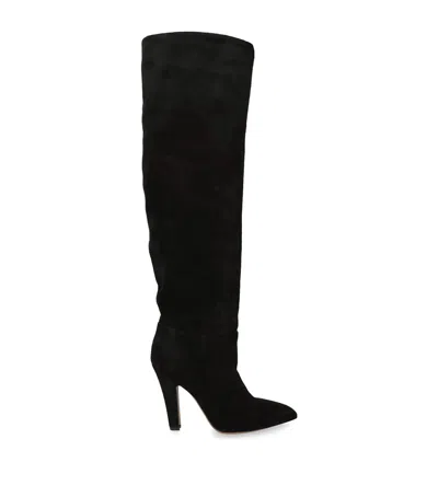 PARIS TEXAS SUEDE ELSA KNEE-HIGH BOOTS 100