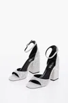 Paris Texas Suede Holly Fiona Ankle Strap Sandals With All-over Jewels 1 In White