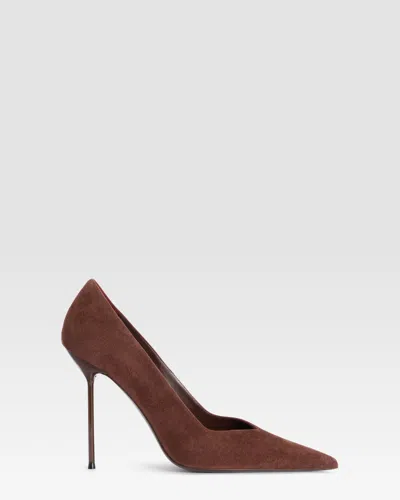 PARIS TEXAS SUEDE PUMP