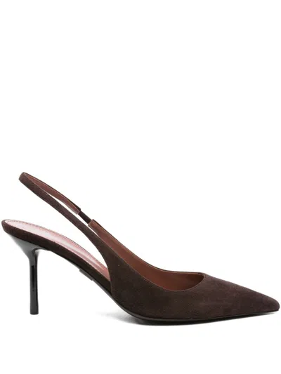 Paris Texas Suede Pumps In Brown